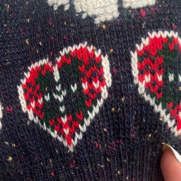 “Ugly” Festive Chunky Knit Sweater Adorable Puppy - Picture 6 of 11